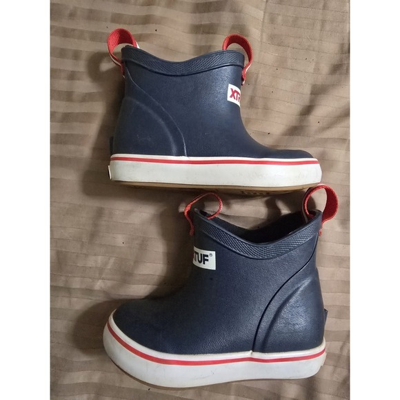 Xtratuf Kid's Ankle Deck Boot - Navy size 7M Toddler - Picture 3 of 7